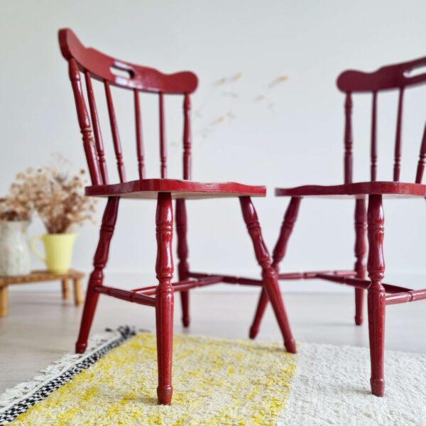 Chaises anciennes bistrot Western