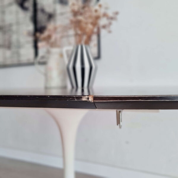 Table extensible pied tulipe