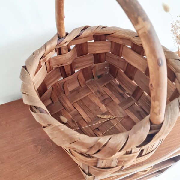 Panier ancien bois