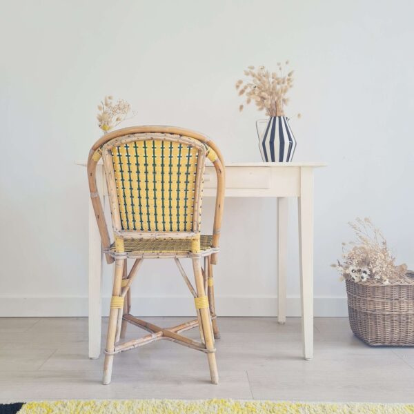 Table de ferme ancienne blanche